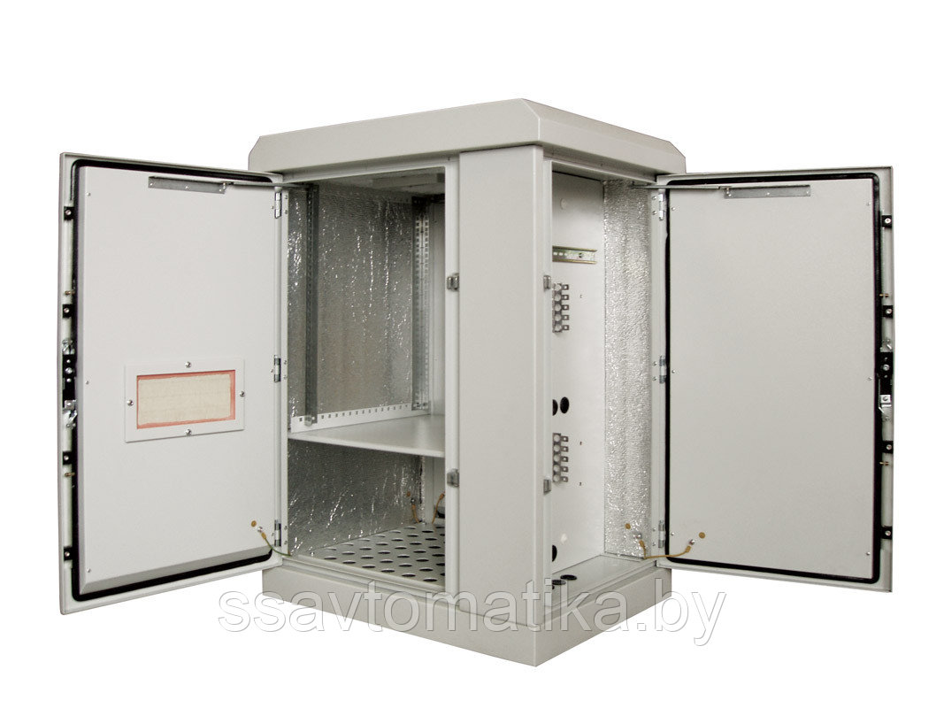 Шкаф 12U (1000х600), боковая дверь металл - фото 2 - id-p49417250