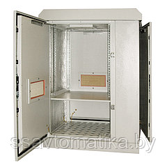 Шкаф 6U (800х800), боковая дверь металл
