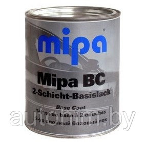 MIPA краска база, 1л. - фото 1 - id-p49431938