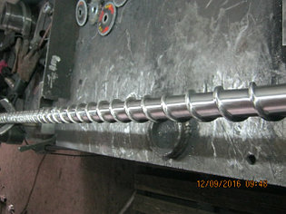 Ремонт шнековой пары экструдера BELLATORM EXTRUSIONTECHNIK GMBH 2