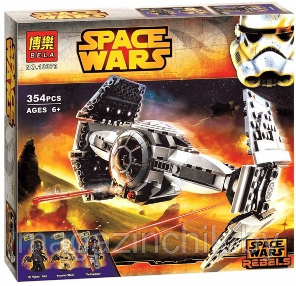 Конструктор Звездные войны 10373 Улучшенный прототип TIE истребителя, 354 дет., аналог Lego Star Wars 75082 - фото 1 - id-p49453987