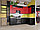 Кухня угловая Артем-Мебель Виола 1,5х2,6 м ДСП, красный/черный, фото 2
