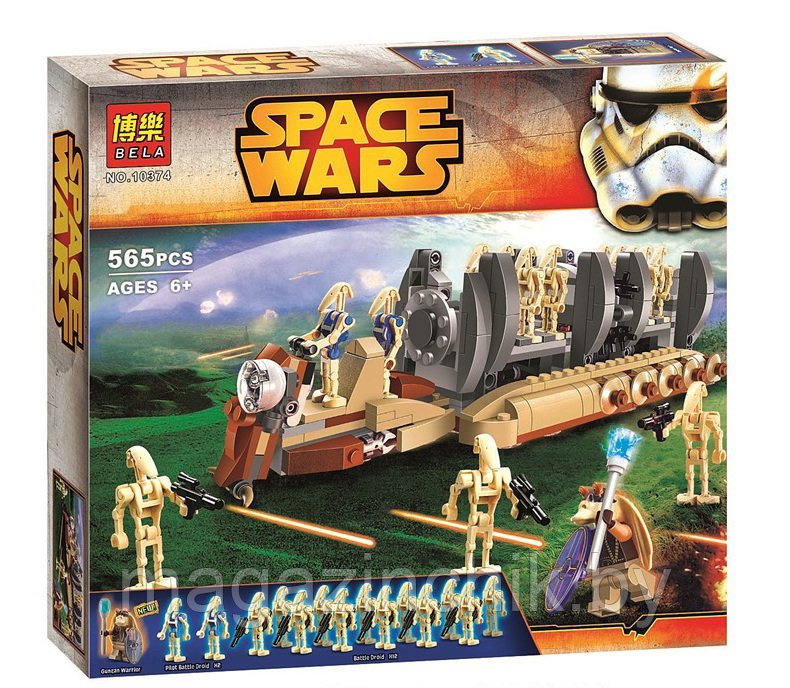 Звездные войны 10374 Перевозчик боевых дроидов, 565 дет., аналог Lego Star Wars 75086 - фото 5 - id-p49454426