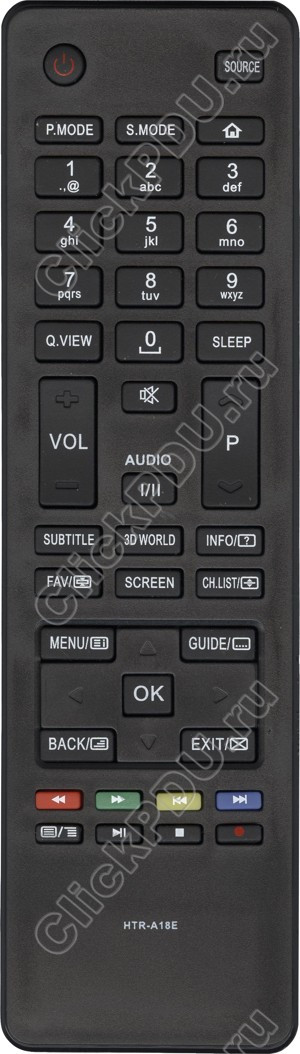 ПДУ для Haier HTR-A18E ic LCD TV (серия HOB1084)