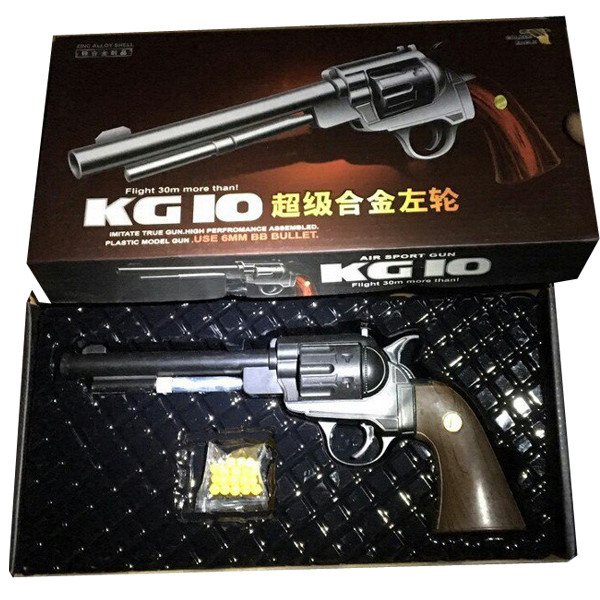 Пистолет Револьвер детский Airsoft KG10 - фото 3 - id-p49494361