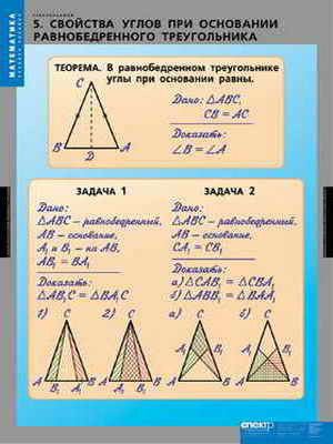 Таблицы демонстрационные "Треугольники" - фото 1 - id-p49521061