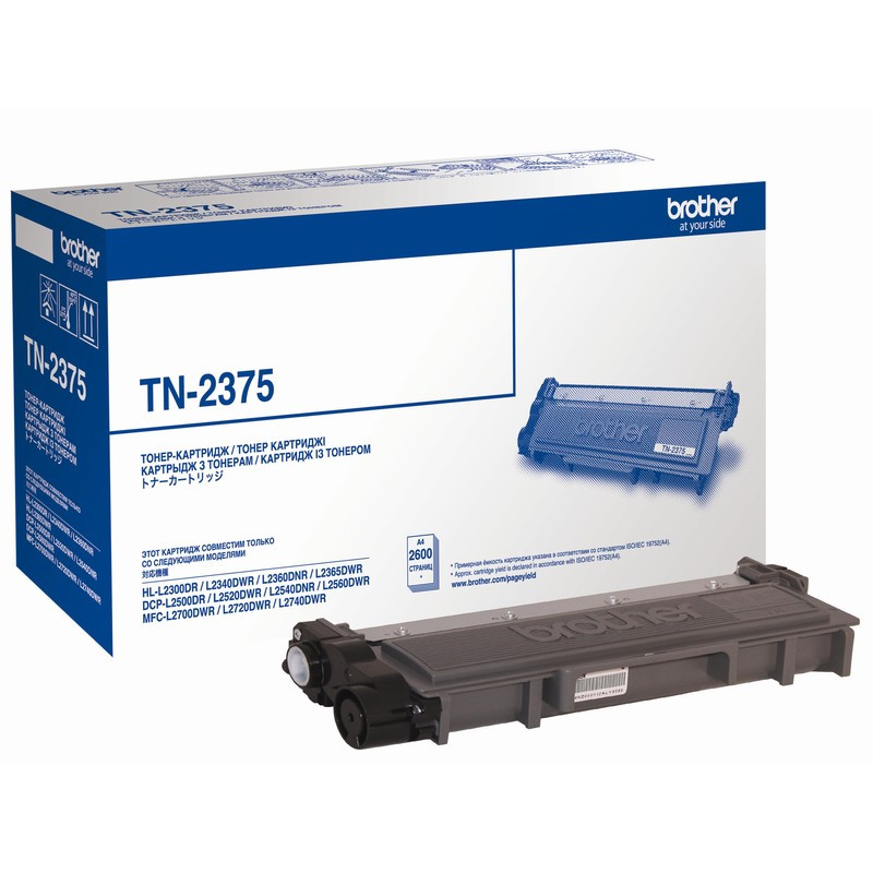 Картридж TN-2375 (для Brother DCP-L2500/ DCP-L2520/ DCP-L2540/ HL-L2300/ HL-L2360/ HL-L2380/ MFC-L2720)