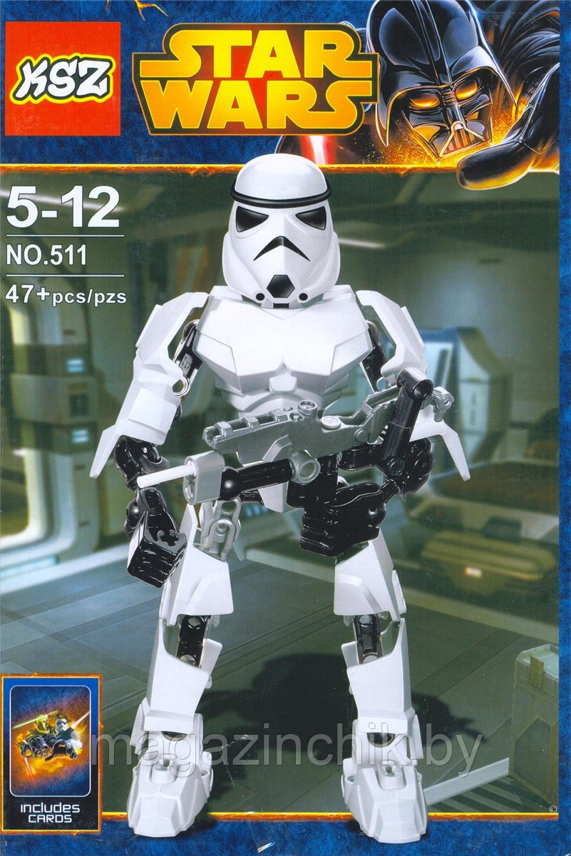 Конструктор Звездные войны 511 Имперский штурмовик на шарнирах, 47 дет., аналог Lego Star Wars