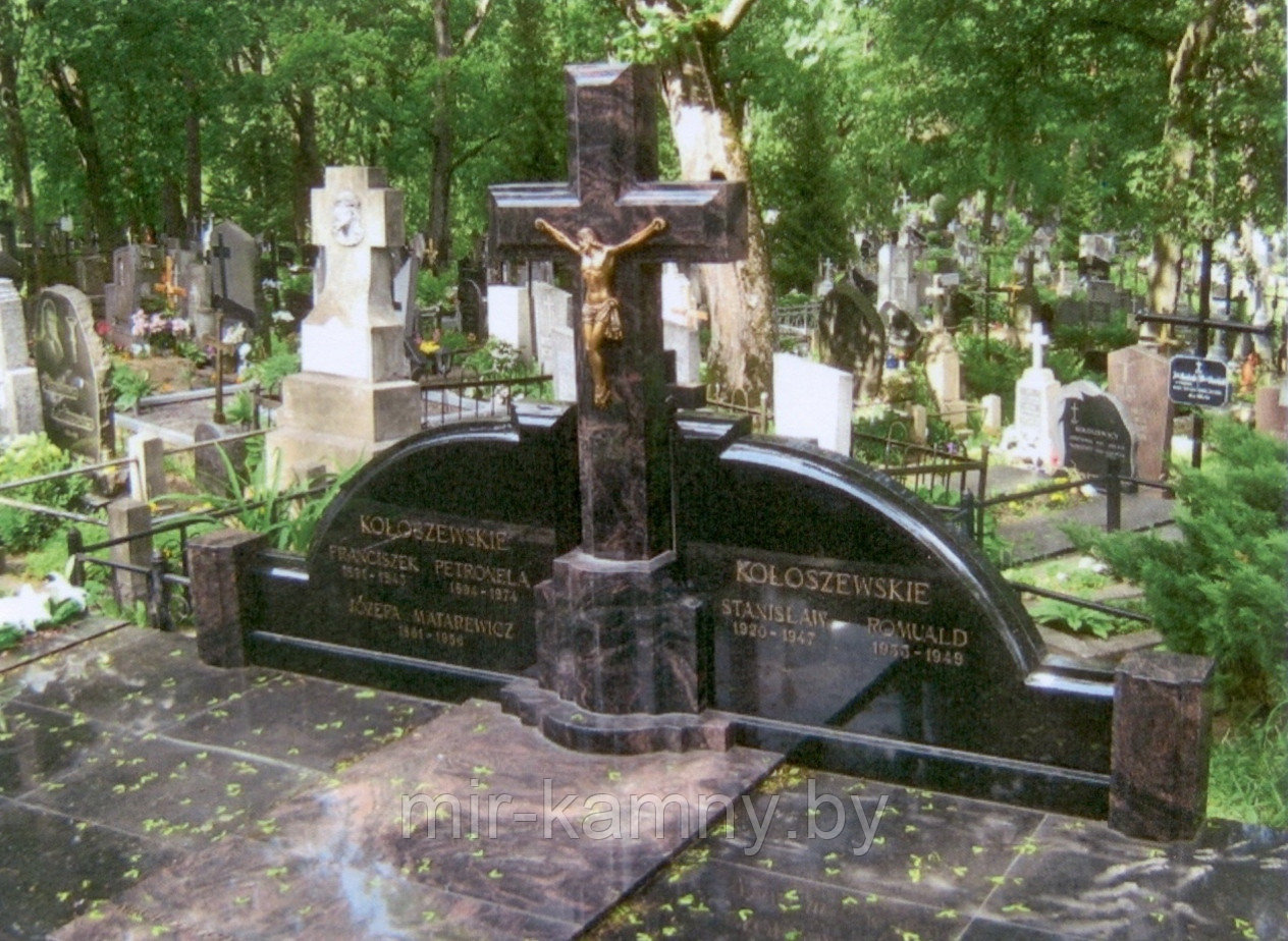 Памятники и надгробия с накладной бронзой - фото 1 - id-p49541042