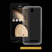 Силиконовый бампер Becolor TPU Case 0.5mm Transparent для Asus Zenfone Go ZC451TG