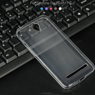 Силиконовый бампер Becolor TPU Case 0.5mm Transparent для Asus Zenfone Go ZC451TG - фото 2 - id-p49541300