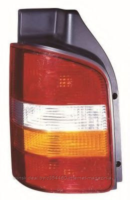 Фонарь задний правый (красно-жёлто-белый) Volkswagen Transporter V 03-