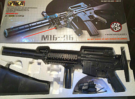 Детская снайперская пневматическая винтовка М16-6 на пульках