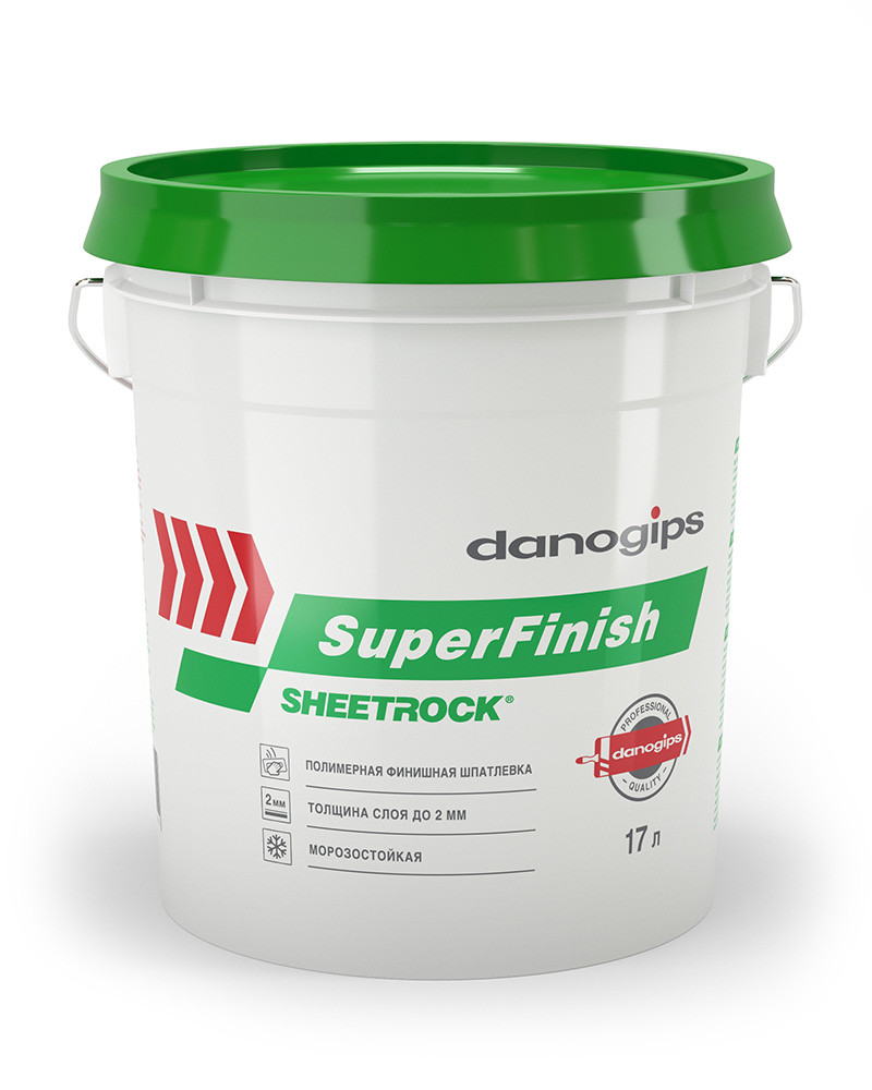 Универсальная готовая шпатлевка SHEETROCK SuperFinish 17 л. (28 кг.) (Шитрок) - фото 1 - id-p49662833