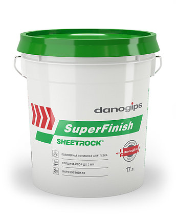 Универсальная готовая шпатлевка SHEETROCK SuperFinish 11 л. (18,1 кг.) (Шитрок), фото 2