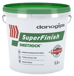 Универсальная готовая шпатлевка SHEETROCK SuperFinish 3,5 л. (5,6 кг.) (Шитрок)
