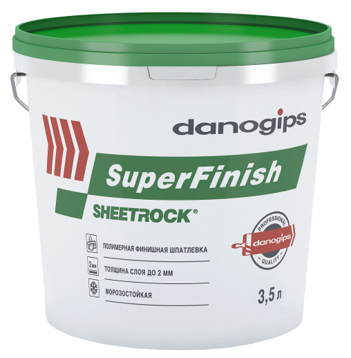 Универсальная готовая шпатлевка SHEETROCK SuperFinish 3,5 л. (5,6 кг.) (Шитрок) - фото 1 - id-p49662843