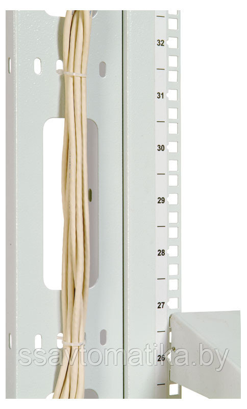 Органайзер вертикальный для стойки внешний с окнами, ширина 95мм 33U - фото 2 - id-p49801470