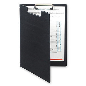  Папка-планшет с крышкой А4 чёрная
