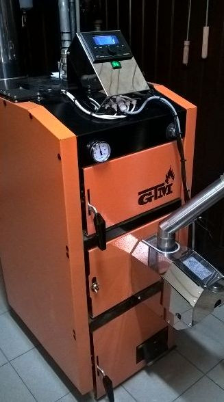Твердотопливный котел GTM Pellet Master 17 kWt UNI - фото 3 - id-p49843301