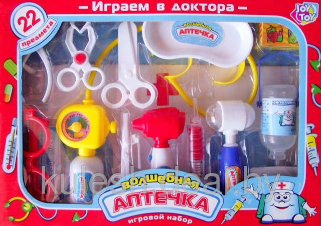 Набор доктора "Bолшебная аптечка" 2554 Joy Toy 22 предмета - фото 1 - id-p50088597