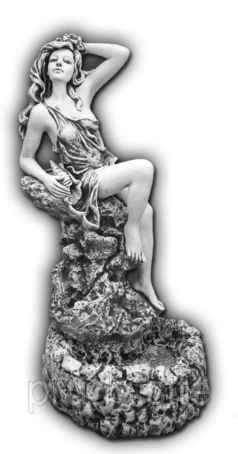 Скульптурный фонтан "Девушка на камне" - фото 1 - id-p50128945