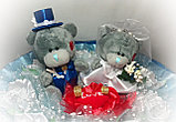 Букет из мягких игрушек (на свадьбу), арт. СВ01 (синий), фото 2