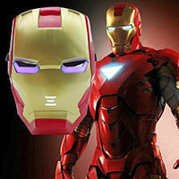 Super Hero Маска детей "Iron Man" светящаяся