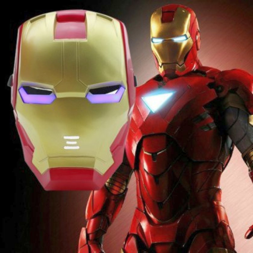 Super Hero Маска детей "Iron Man" светящаяся - фото 1 - id-p50161943