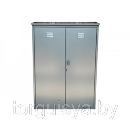 Шкаф для газовых баллонов (серый, 2х50 л.) - фото 1 - id-p50180887