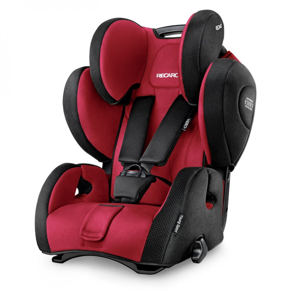 Автокресло детское Recaro Young Sport HERO Группа 1-2-3 (9-36 кг) Ruby - фото 1 - id-p50184456