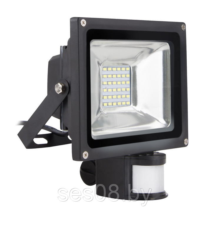 Прожектор светодиодный (LED) с датчиком движения FLSen-SB SMD - фото 1 - id-p50184968