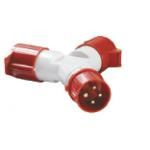 Адаптер силовой ССИ-1012-214 3Р+РЕ 16А 250В IP44