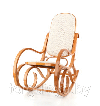 Кресло-качалка M192 вельвет (светлый или темный), фото 2