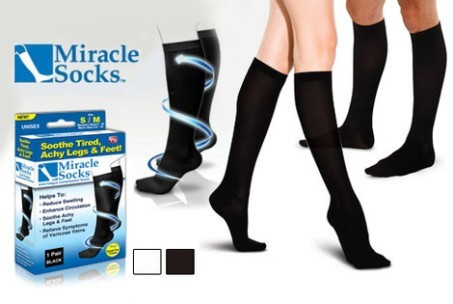 Гольфы Miracle Socks компрессионные от варикоза размер S/M (р. 36-40) - фото 5 - id-p50187615