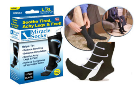 Гольфы Miracle Socks компрессионные от варикоза размер S/M (р. 36-40) - фото 7 - id-p50187615