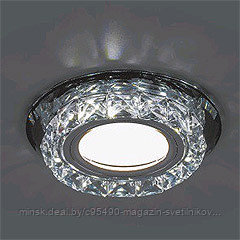 Светильник потолочный встраиваемый со светодиодной подсветкой 15LED*2835 SMD 4000K : MR16 50W G5.3,