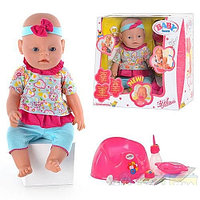 Кукла пупс Беби дол Baby Doll аналог Baby Born 9 функций 058-17 купить в Минске