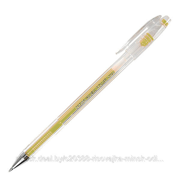 Ручка гел. CROWN 0,7 мм золот.