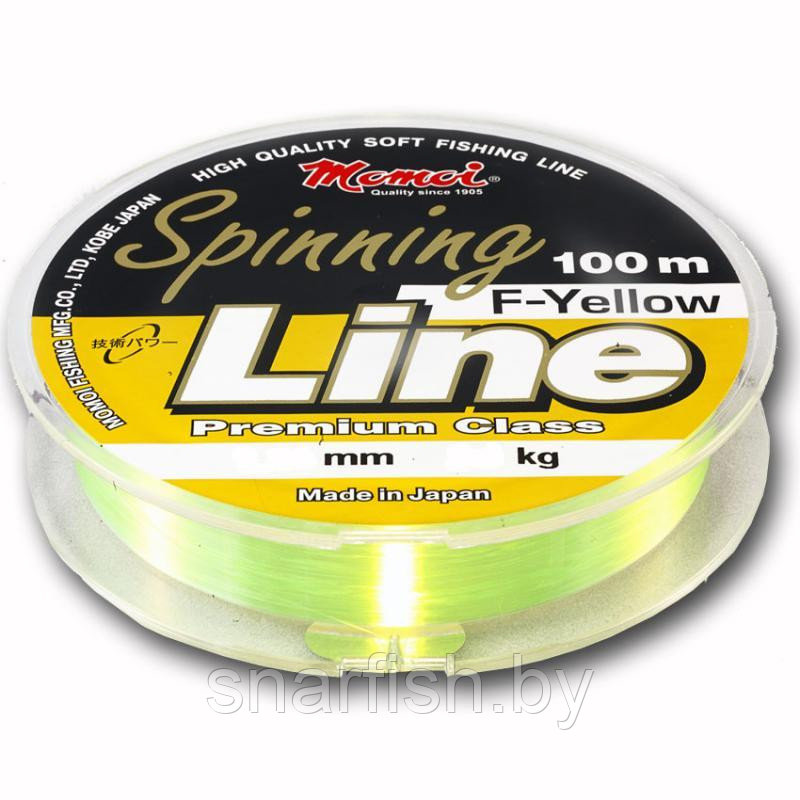 Леска Spinning Line  F-Yellow 0,20 5,0кг 100м