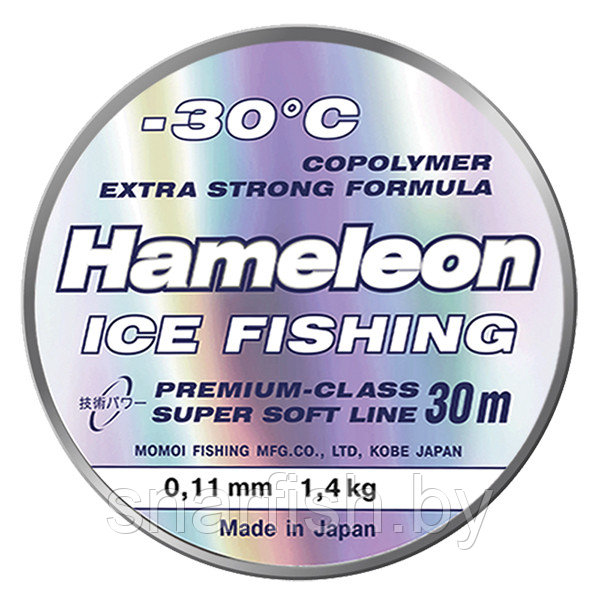 Леска Hameleon Ice Fishing 0.11 1.4кг 30м