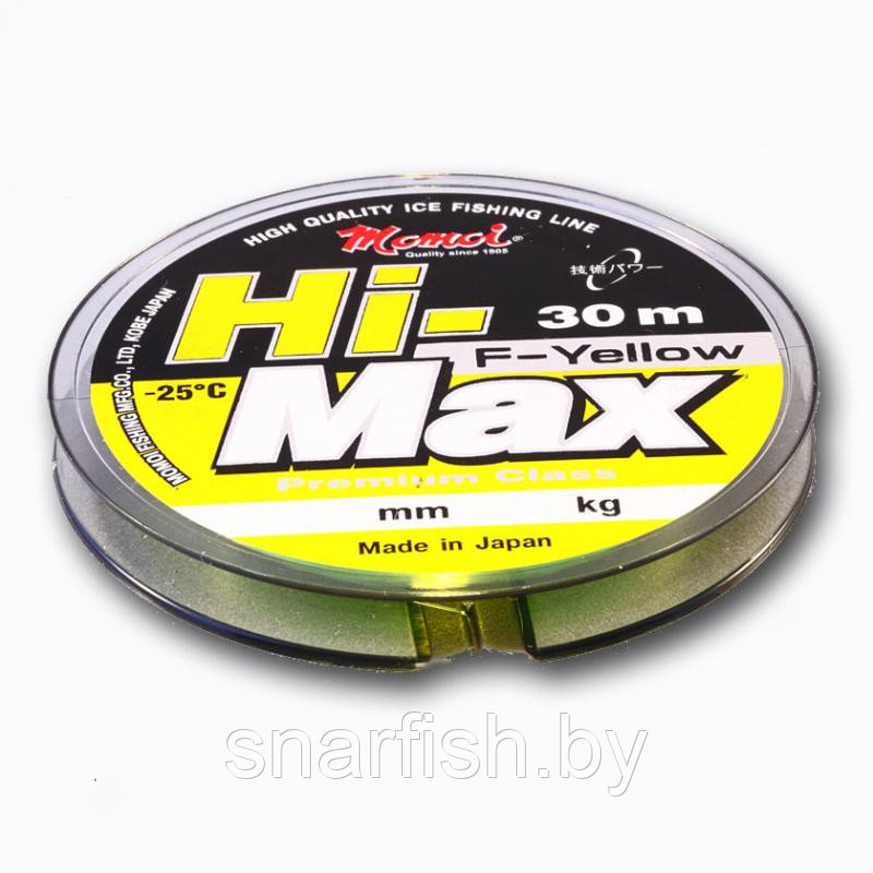Леска Hi-Max F-Yellow 0.12 1,6кг 30м - фото 1 - id-p51085596