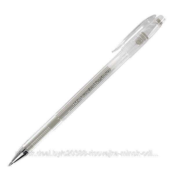 Ручка гел. CROWN 0,7 мм серебро