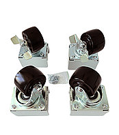 Комплект грузоподъемных роликов 3"*2" для шкафов ШТК-М, 4 шт.