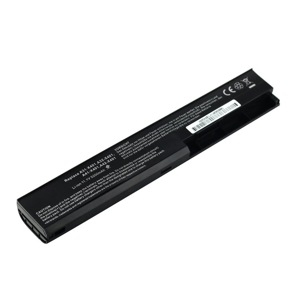 Аккумулятор (батарея) для ноутбука Asus X401 (A31-X401) 10.8V 5200mAh - фото 1 - id-p51345505