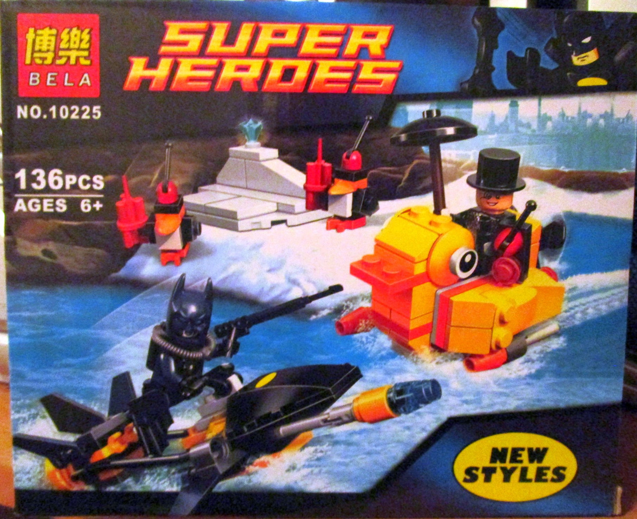 Конструктор Super Heroes Пингвин даёт отпор , Бэтмен аналог Лего bela10225 - фото 1 - id-p50288493