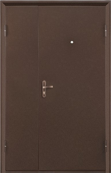 Входная металлическая дверь Промет Профи DL двустворчатая / полуторка - фото 1 - id-p50291277