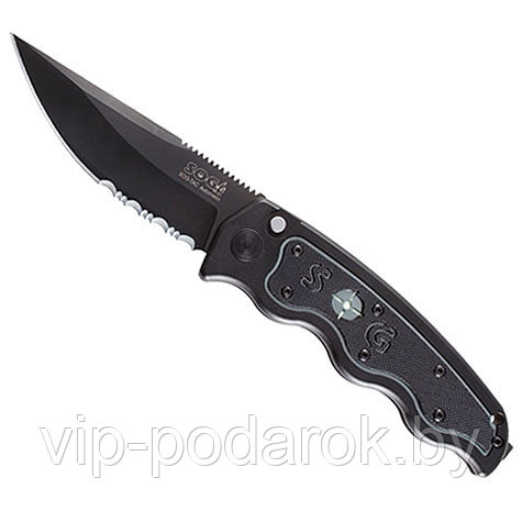 Нож SOG ST-03 SOG-TAC Automatic Black TiNi - фото 1 - id-p50292184