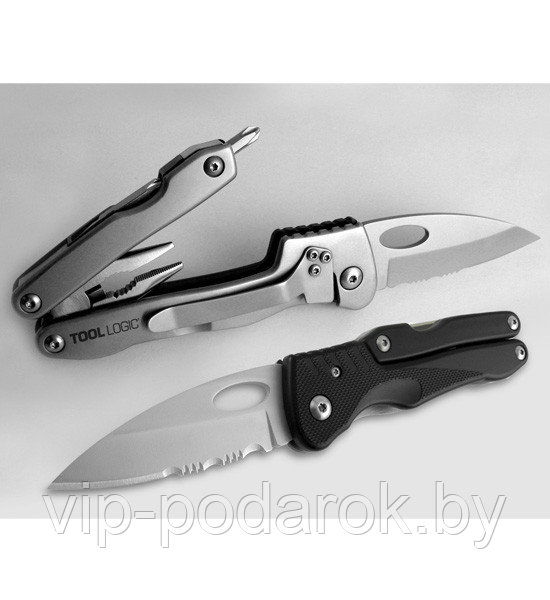 Инструмент ToolLogic Knife With Pliers And Screwdrivers Bits - фото 1 - id-p50292216