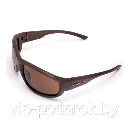 Солнцезащитные очки Cold Steel Dark Brown - фото 1 - id-p50292312